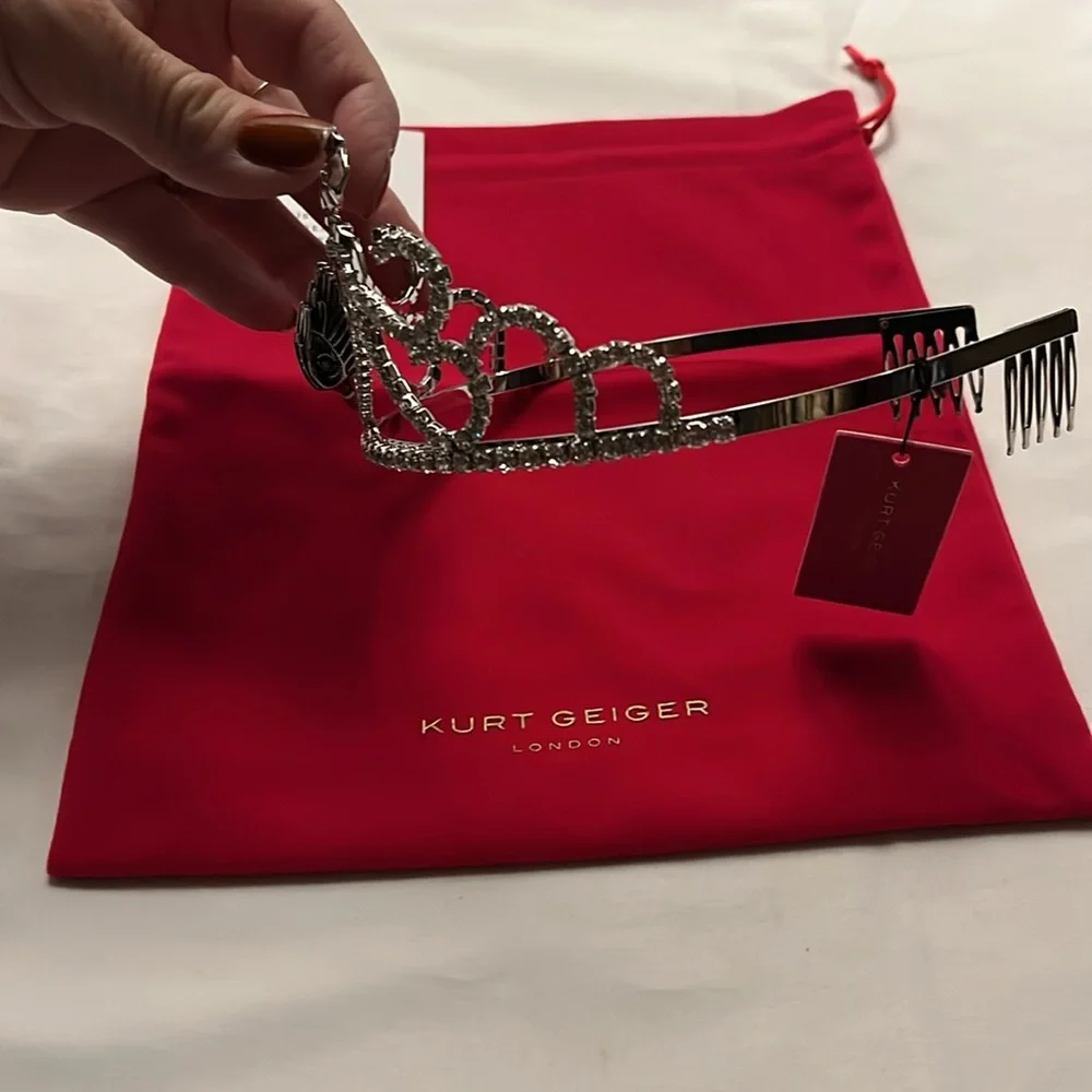 Kurt Geiger Eagle Tiara Crystal Cubic Zircinia NWT - Picture 8 of 12